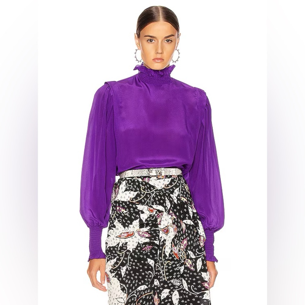 Isabel Marant Etoile Yoshi Silk Blouse